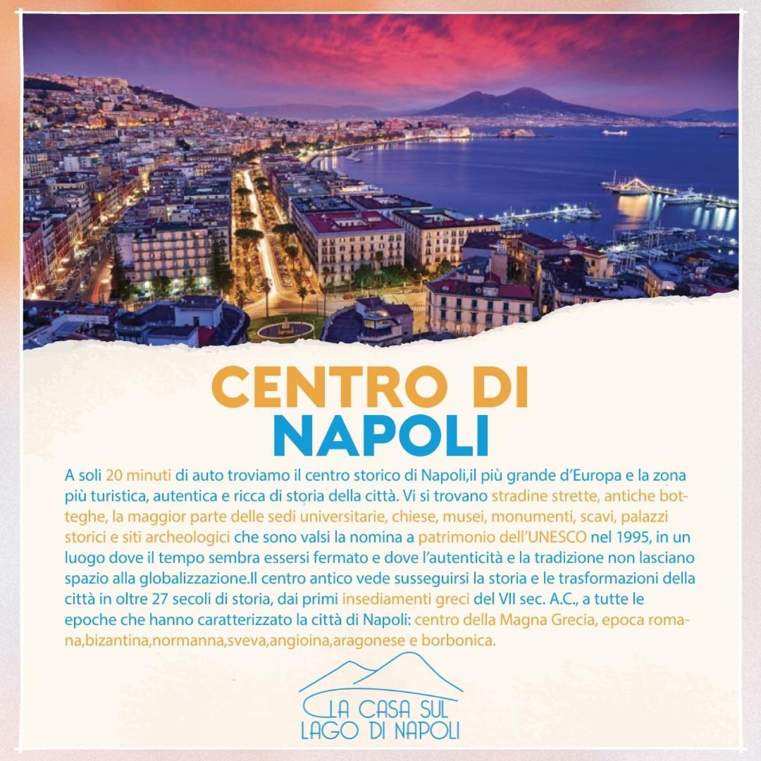 La Casa Sul Lago Di Napoli Lago Patria Luaran gambar
