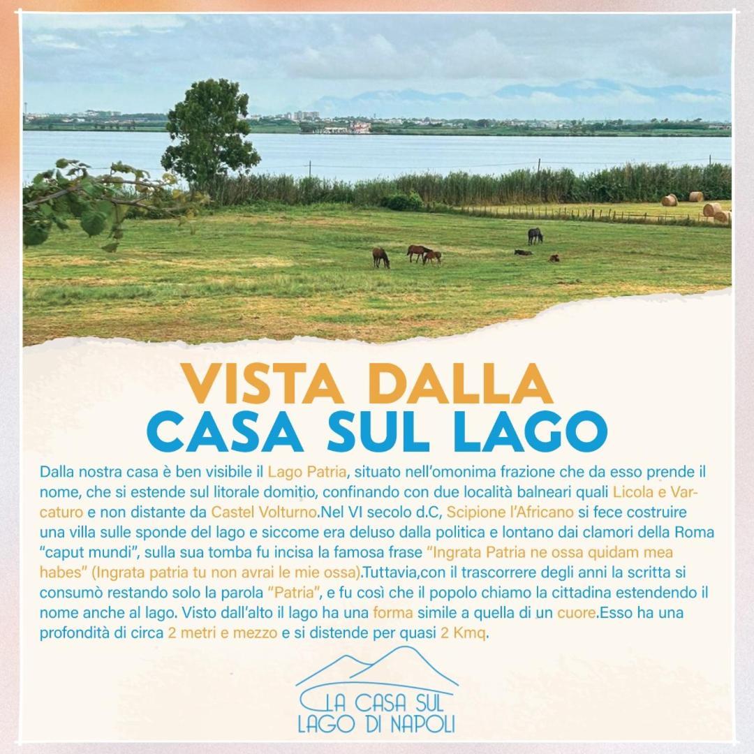 La Casa Sul Lago Di Napoli Lago Patria Luaran gambar