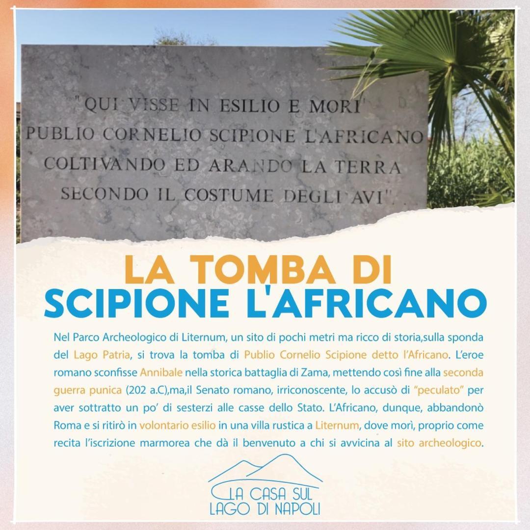 La Casa Sul Lago Di Napoli Lago Patria Luaran gambar